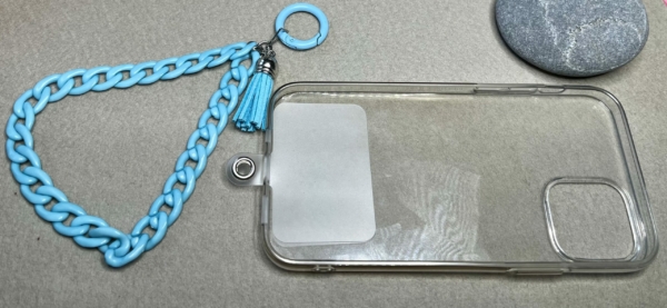 Chaîne courte Bleue pour téléphone – Image 2