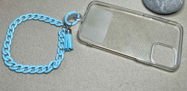 Chaîne courte Bleue pour téléphone – Image 3