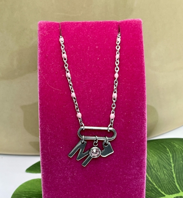 Collier "M"aman rose – Image 2