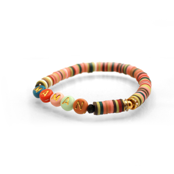 Bracelet "Maman" Coloré