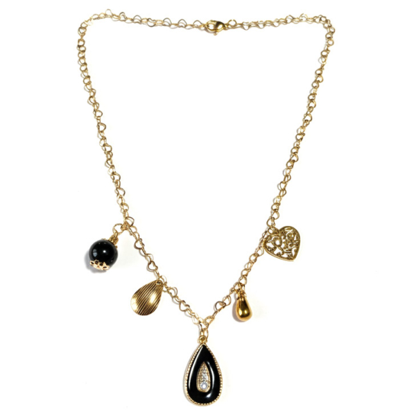 Collier pampilles noires – Image 3