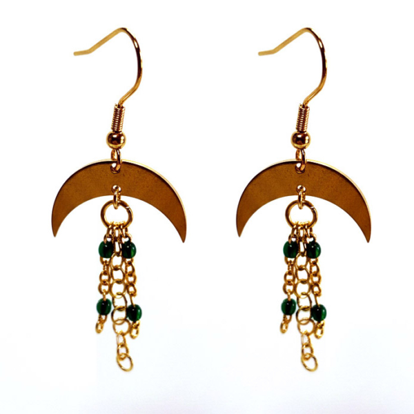 Boucle d'oreille Demi-Lune