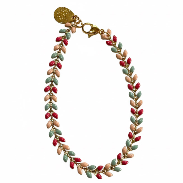Bracelet épis pastel