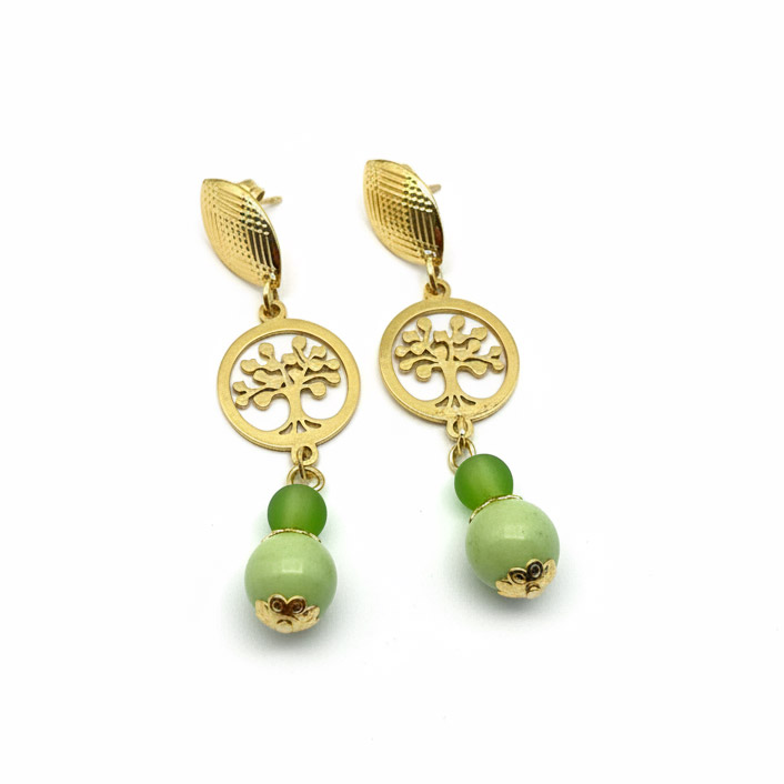 Boucles Arbres de Vie verte